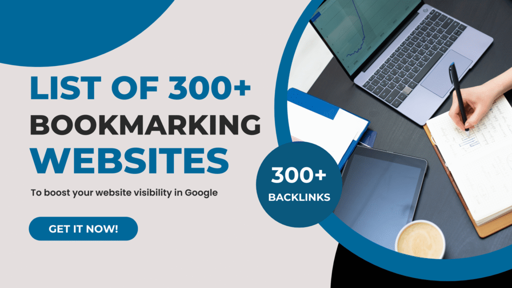 List of 300+ high DA social bookmarking sites 2026 for free