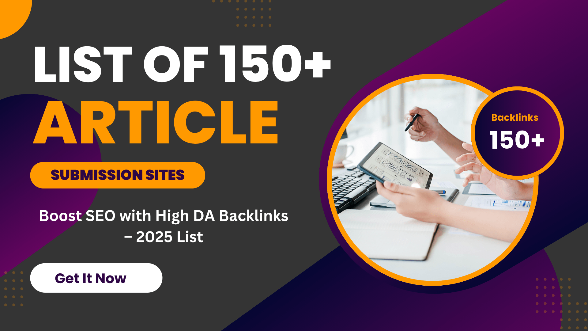 Top 150+ article submission sites for SEO with high DA 2025